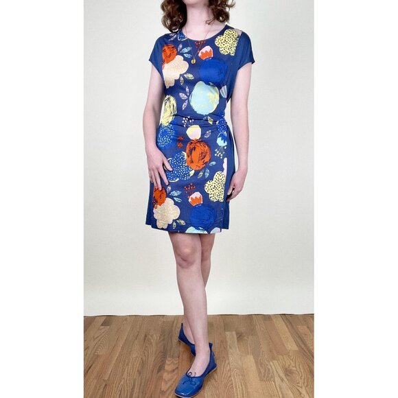 Marimekko Katte Dress Mini Midi Floral Print Scandinavian Summer Sun Scandi Girl - Picture 2 of 14